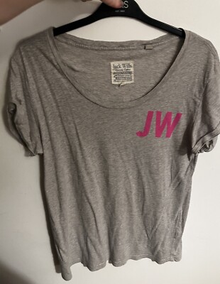 Women's Ladies Jack Wills Tshirt Size 10 UK