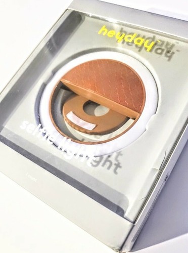 Heyday Cell Phone Selfie Light - Tan Crocodile, New - 第 5/5 張圖片