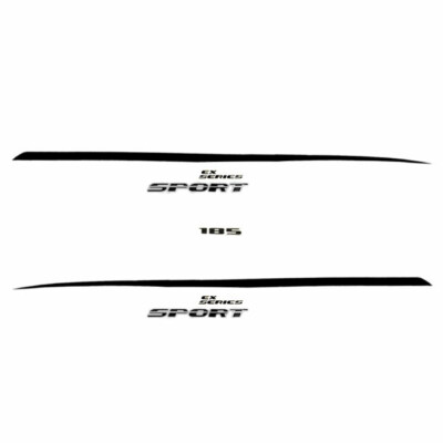 Sea Ray Boat Raised Decals 2080178 | 185 EX Sport Black Stickers