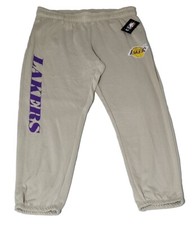 NBA Los Angeles Lakers Relax Fit Jogger Sand Color Sweatpants Men  s Size XL New