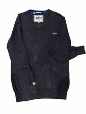 Superdry Organic Cotton Cashmere Blend V-Neck Sweater Over Men  s Size XL