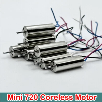 MARKENLOS Mini 7mm*20mm Coreless Motor DC 3.7V 48000RPM High Speed RC Drone Aircraft Model