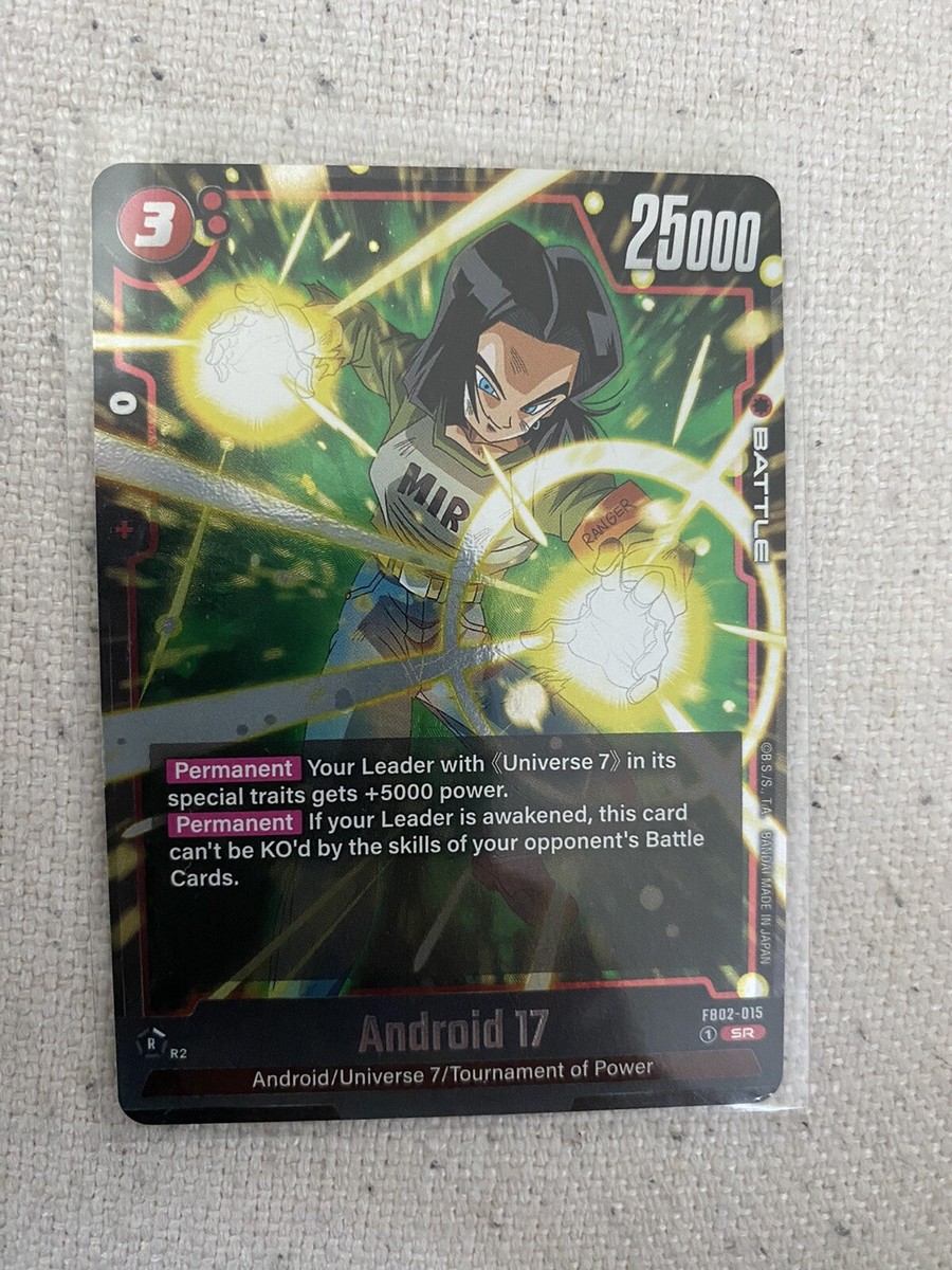 ⭐️ Android 17 FB02-015 SR Super Rare - Dragon Ball Super ⭐️ Android 17 FB02-015 SR Super Rare - Dragon Ball Super