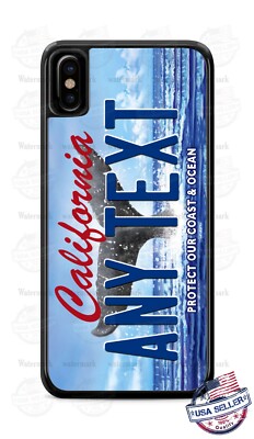  California 1998 License Ocean Plate Custom Phone Case For iPhone 13 Samsung 