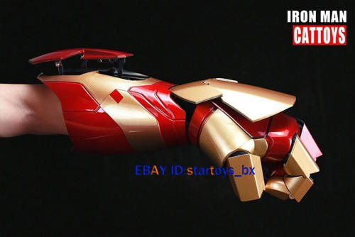 1/1 Iron Man Guantes LED Luz Mano Láser Modelo Figura de Acción para Juguetes de Cosplay - Imagen 7 de 15