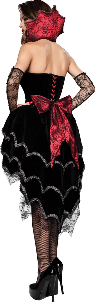 Sexy Adulto Halloween InCharacter Deluxe Mujer Palmeada Señora Vampiro Disfraz Foto 2 de 2