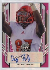 2021 Leaf Metal Draft Portrait Pink Rainbow /20 Dez Fitzpatrick #PA-DF1 Auto 5w7