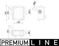 Mahle LadeluftküHler Premium Line CI 539 000P FüR Mercedes Klasse W205 Model GLC