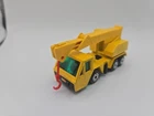 Matchbox Superfast No 49 Crane Truck 1976 Lesney Yellow Diecast Rig Construction