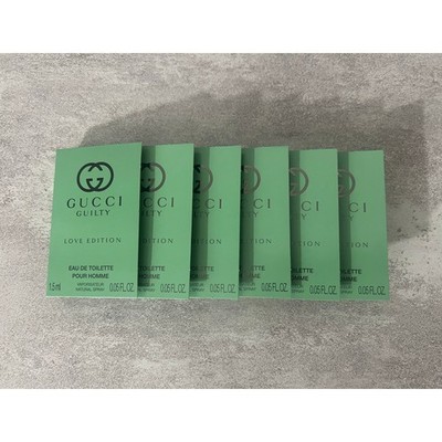 6x Gucci Guilty Love Edition For Men Eau de Toilette EDT Pour Homme Travel Size