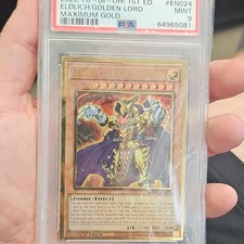 Konami Eldlich the Golden Lord Maximum Gold 1st Edition MAGO-EN024 PSA 9