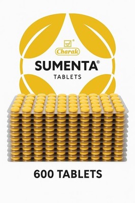 Charak Sumenta Tablets   Herbal Formula Stress & Calm   (600) Tablets
