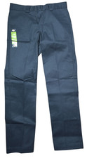 New Dickies Straight Leg Slim Fit Work Pant 873 - Men's size 34 x 34 - Black