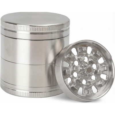 Trivana Steel | 4-teiliger Premium-Grinder aus Edelstahl | 53mm