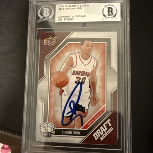 2009-10 Upper Deck Draft Edition - Stephen Curry #34 Autographs (AU, RC)