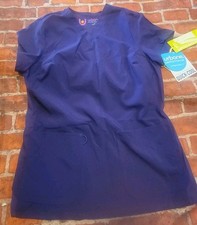 Urbane Performance Sml Quick Cool Scrub Top Nwt Purple