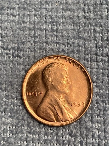 1953-P Lincoln Wheat Cent — photo from the most recent tracked eBay sale