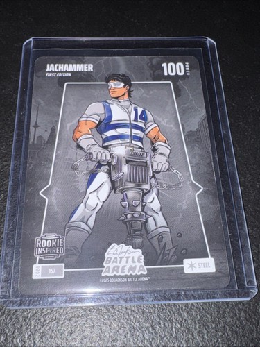Jac Caglianone JACKHAMMER Steel 2026 Bo Jackson Battle Arena Card #157 Royals RC