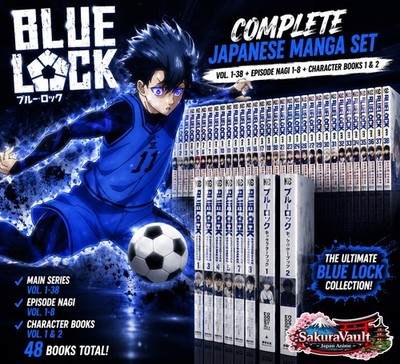 Blue Lock Complete Manga Set 1-38 + Nagi 1-8 NOT First Edition