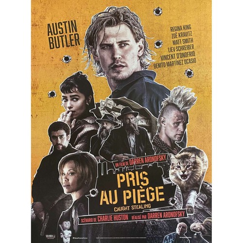 CAUGHT STEALING French Lobby Card  - 15x21 in. - 2025 - Darren Aronofsky, Austin - 第 1/1 張圖片