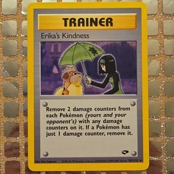Erika's Kindness 103/132 Gym Challenge Rare Trainer
