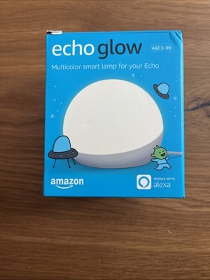 Amazon Echo Glow Smart Lamp Multicolor, Compatible with Alexa