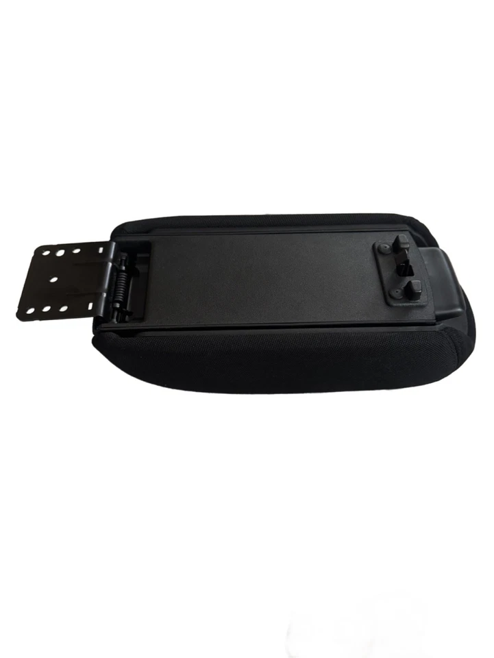 Jeep Renegade 2018 consola central tapa reposabrazos de tela negra 51957102 OEM Foto 2 de 3