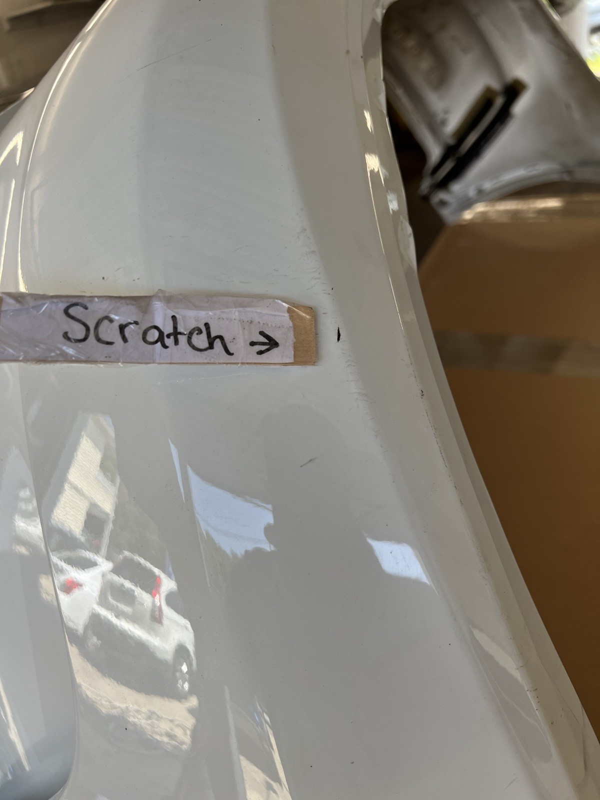 2016 PORSCHE 911 GT3 RS REAR BUMPER WHITE OEM