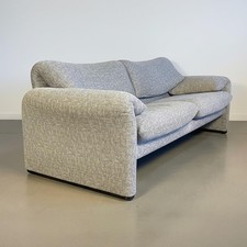 MARALUNGA 3 SEAT SOFA  BY VICO MAGISTRETTI FOR CASSINA ITALIAN DESIGN  #4786