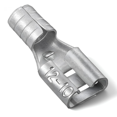 #ad 50 Pcs High Temperature Female Non Insulated Spade Connectors 12 10 Gauge Quick $12.18