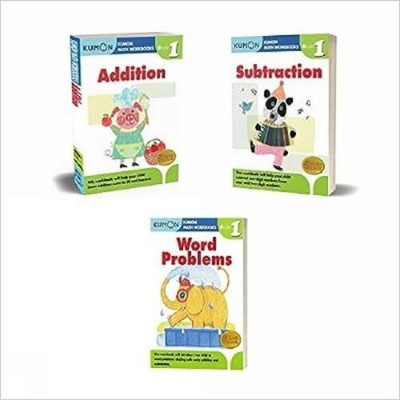 Kumon Kumon Grade 1 Set (3 workbooks) Addition, Subtraction, Word  (Taschenbuch)