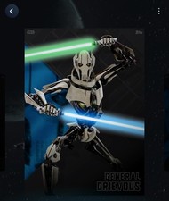 Topps Star Wars Card Trader 2026 Dark Side Series 1 Blue Rare - General Grievous