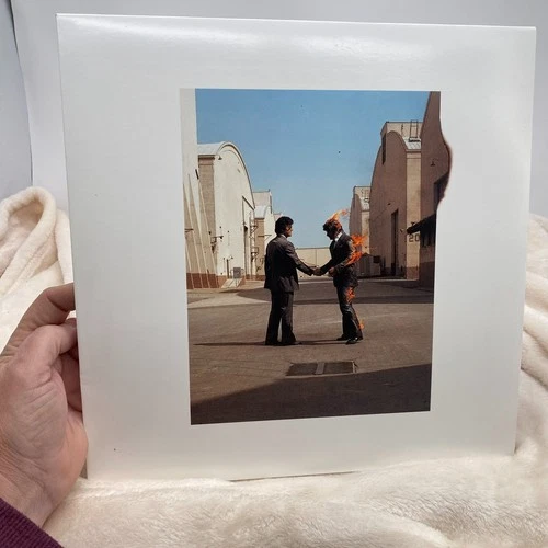 PINK FLOYD Wish You Were Here 2016 LP Vinyl w/ Postcard Black Sleeve