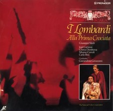 G. Gavazzeni Verdi Opera The Lombards LaserDisc Japanese Import
