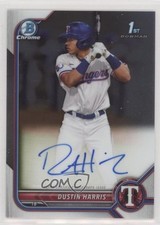 2022 Bowman Chrome Prospect Auto Dustin Harris #CPA-DHR Auto 1k9t