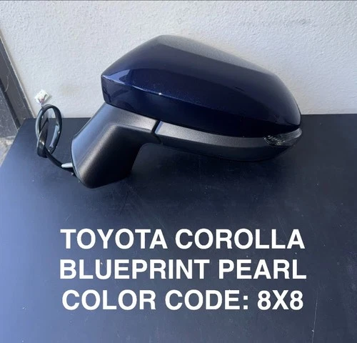 NEW BLUEPRINT Mirror fits 20-25 TOYOTA COROLLA SEDAN Power Heat Signal Driver LH