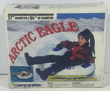 Vintage Torpedo Arctic Eagle 37” Diameter Pool Float Snow Tube 1988 RARE NIB NOS