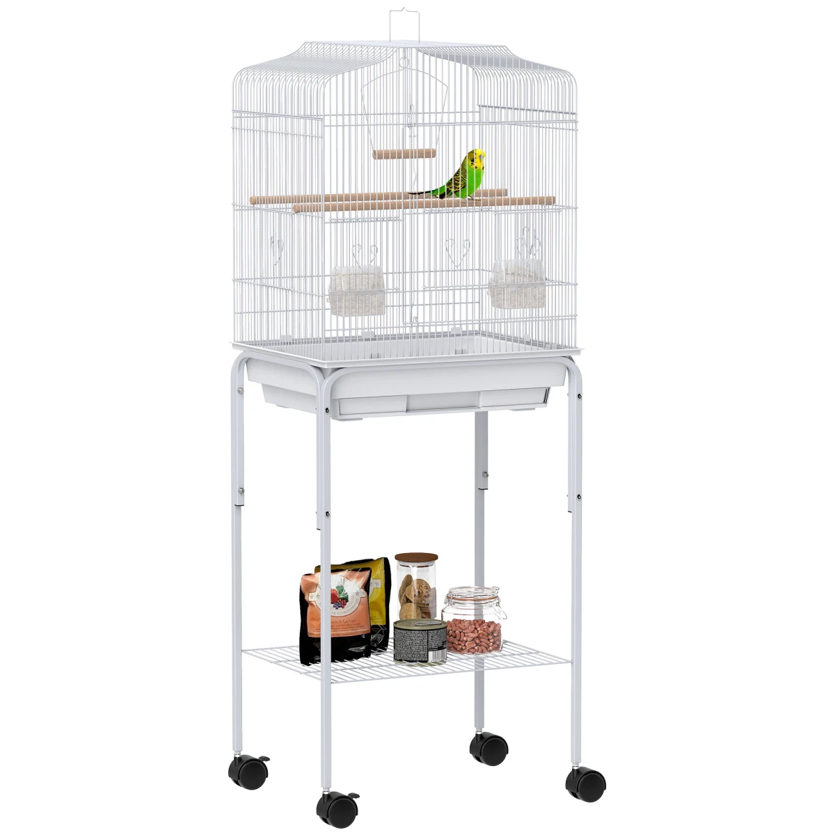 PawHut Bird Cage for Budgie Finch Canary Parakeet with Stand Tray
Opens in a new window or tab