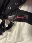 Dreamgirl Black Sheer Mesh Wireless Grommet Adjustable Bralette Bra S B Hook&Eye — photo 2