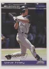 2004 Donruss Press Proof Blue 69/100 Steve Finley #224 s7f