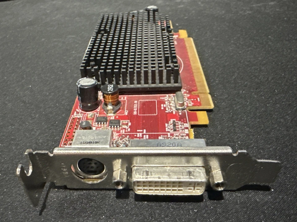 ATI B170 AMD Radeon 256MB Low Profile DVI S-Video PCIe Graphics Card - Image 2 of 3