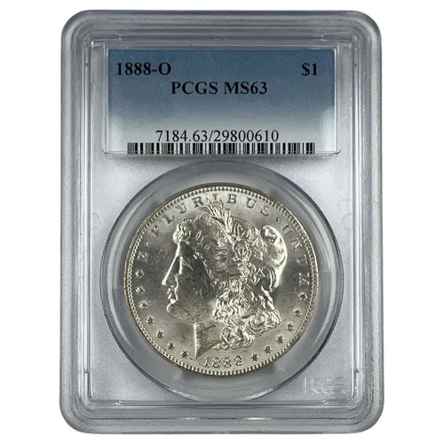 1888-O Morgan Silver Dollar $1 PCGS MS63 NA222