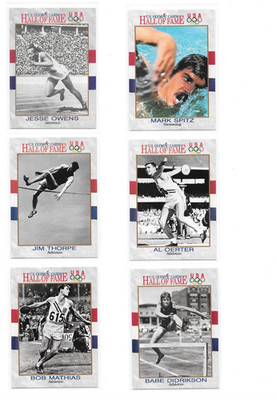 1991 Impel U.S. Olympic Hall Of Fame Trading Cards / Choose #s 1 - 90 / bx126