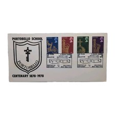 PORTOBELLO SCHOOL CENTENARY 1878-1978 First Day Cover Education PMK Stamp GB FDC