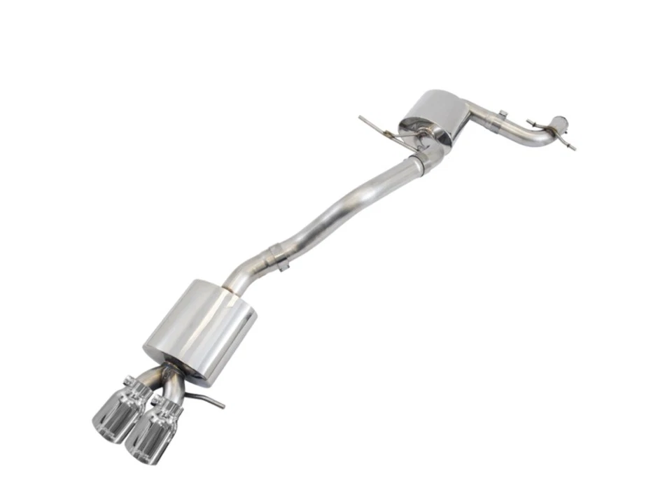 Sistema de escape trasero AWE Touring Cat se adapta a 12-18 Volkswagen Jetta sedán 1,8 L 2,0 L Foto 2 de 2