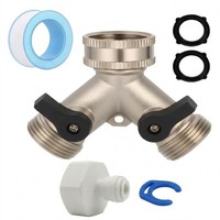Natureholic Osmose Anschluss Kit 3/4 Zoll T-StüCk AbsperrhäHne Waschmaschine