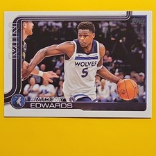 Topps 2025-26 Anthony Edwards Minnesota Timberwolves #108