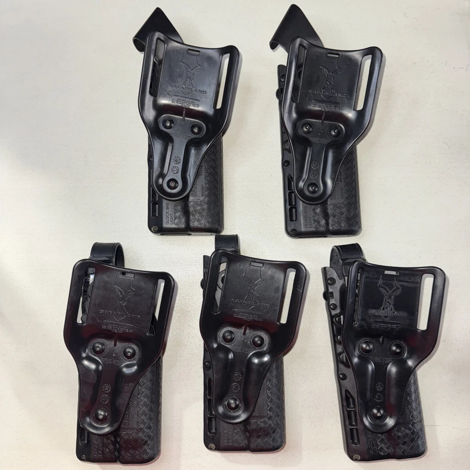 Funda Safariland 7360 Glock 17/22 (G1-4) ALS/SLS nivel 3 funciones con luz para mano derecha Foto 3 de 4