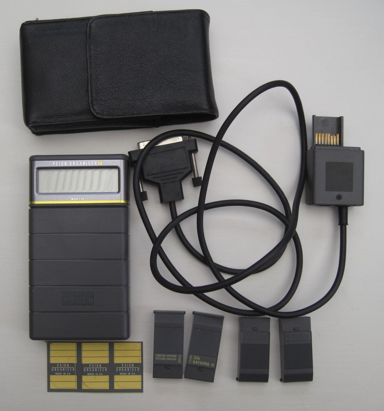 Psion Organiser II Model XP in very good condition and with many accessories