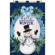 Design Works™ Hello Winter January Banner Felt & Sequin Kit